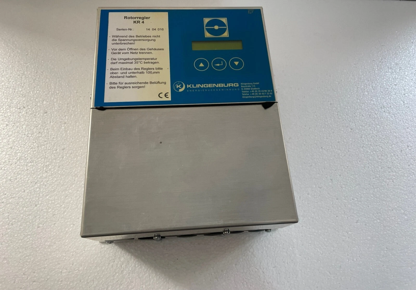 Klingenburg Rotorregler KR 4 Frequency Controller 220/240VAC 50/60Hz